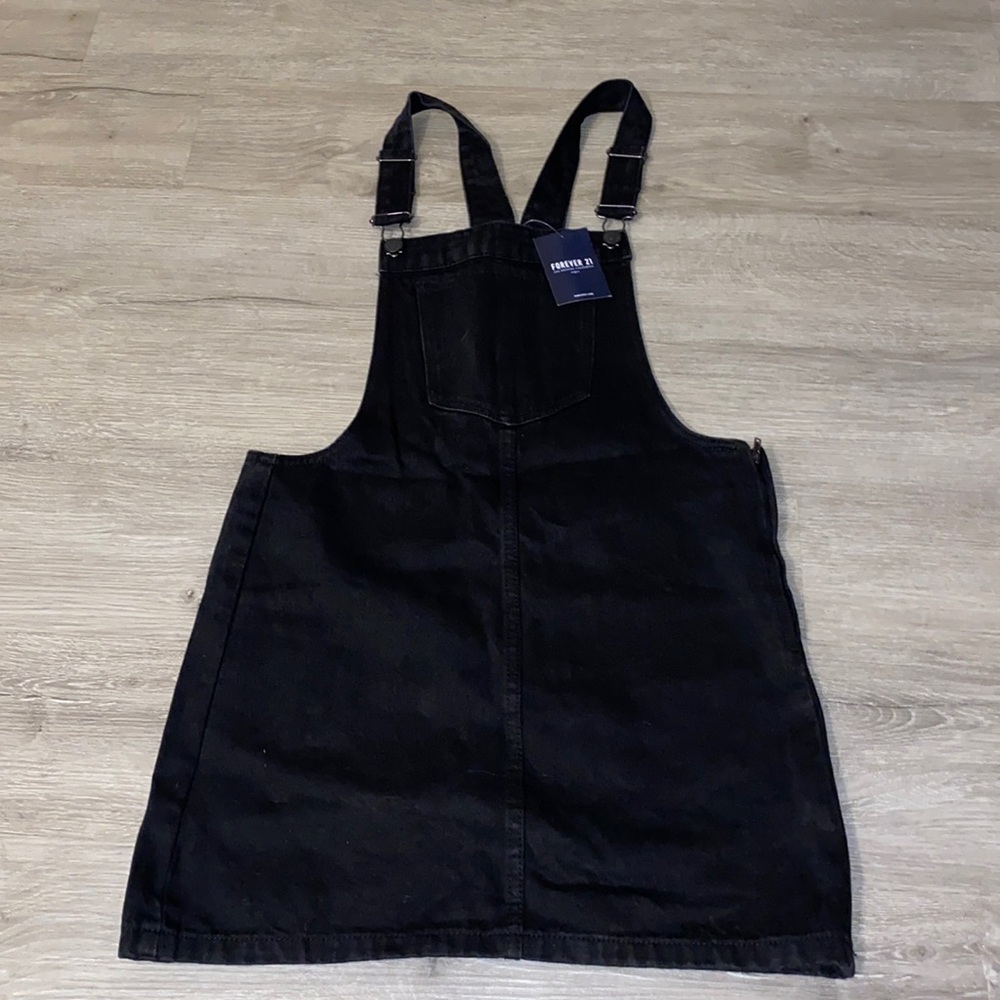 New overall jean dress